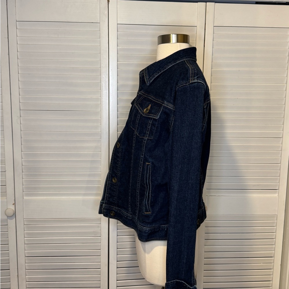 Lauren Ralph Lauren Dark Blue Jean Jacket - Picture 2 of 5